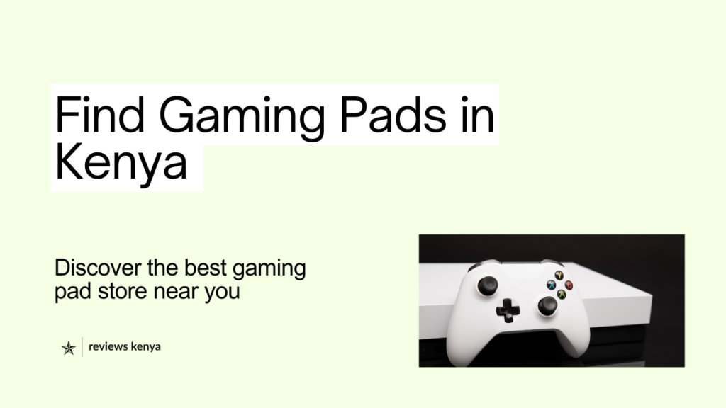 Where to Buy Gaming Pads in Kenya: Your Ultimate Guide