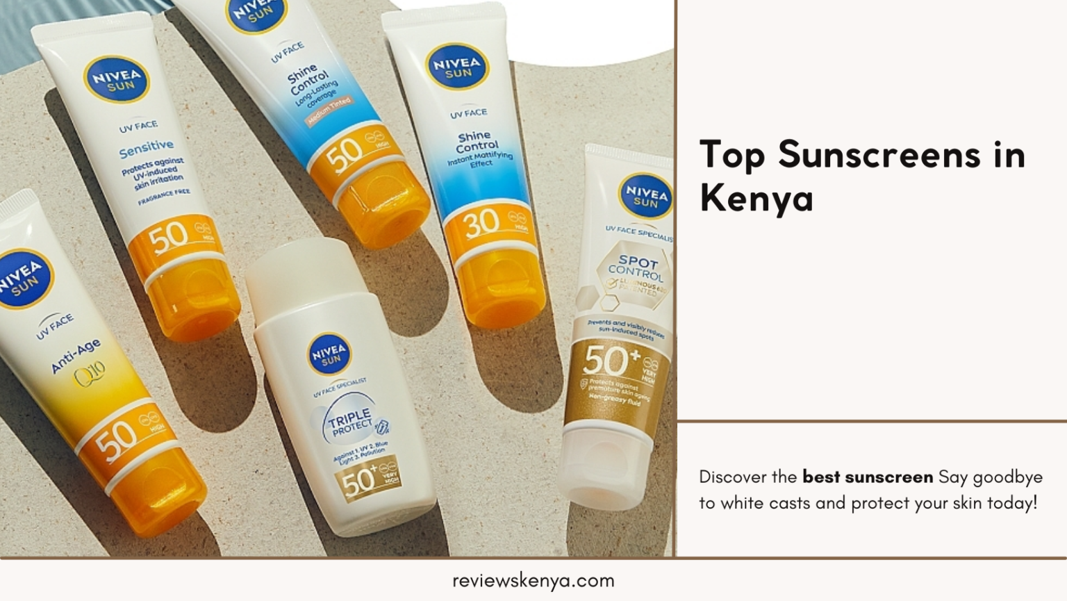 Finding the Best Sunscreen in Kenya