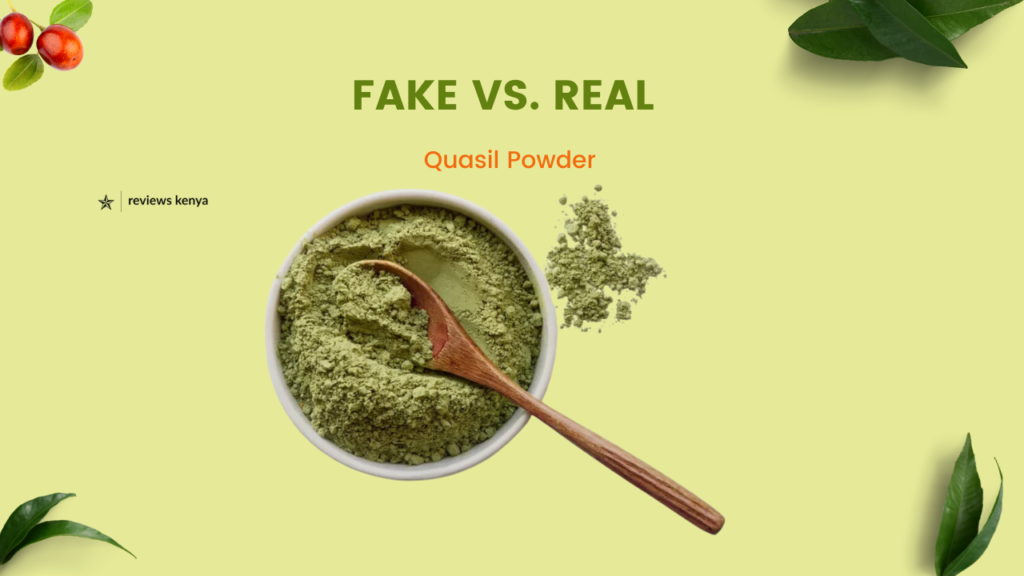 How to Know Fake Quasil Powder and Real Quasil Powder